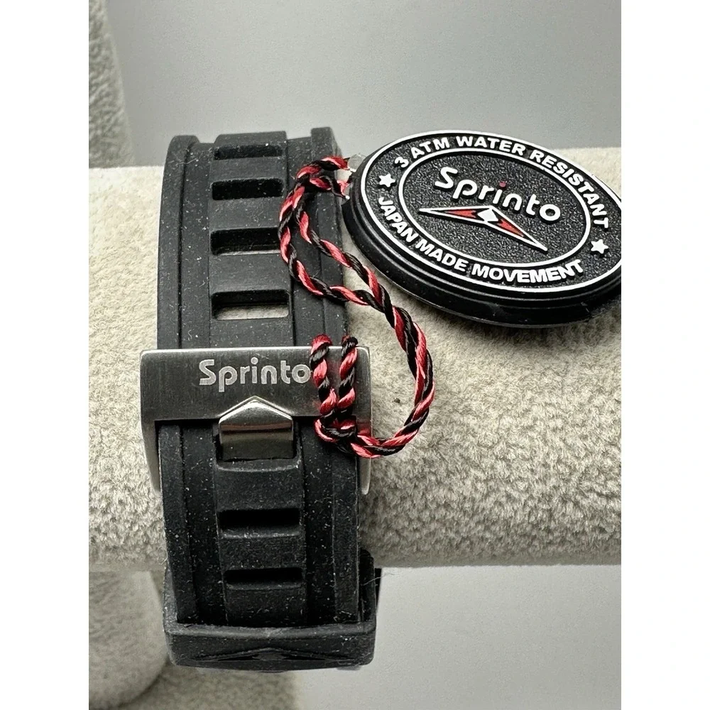 Sprinto Single Orbiter 2153 Mens Watch New Battery 54MM 8